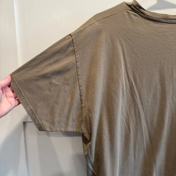 Hanes Nebraska Brown Men's Short Sleeve Tee - Picture 6 of 6